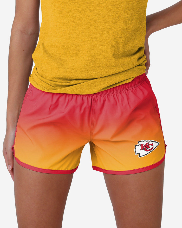 Kansas City Chiefs Womens Gradient Running Shorts FOCO S - FOCO.com