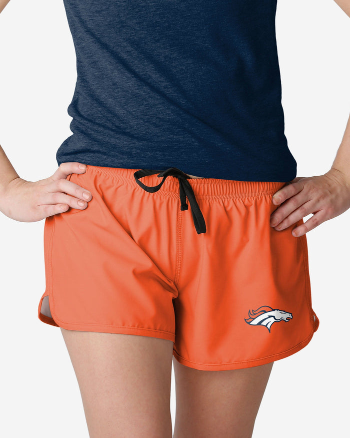 Denver Broncos Womens Solid Running Shorts FOCO S - FOCO.com