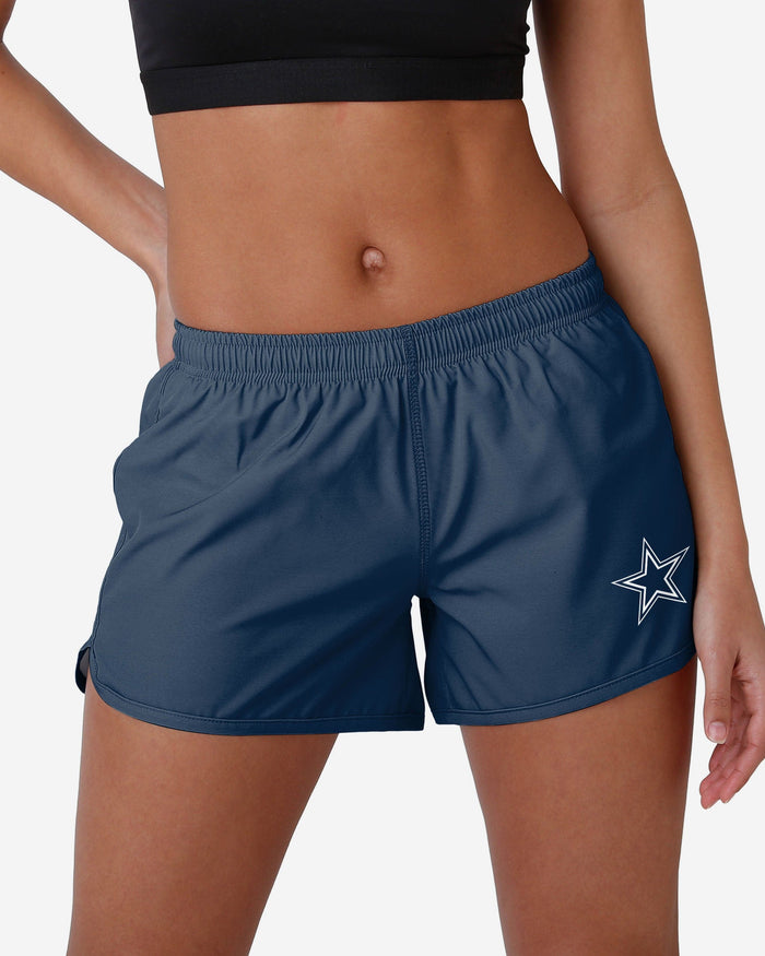 Dallas Cowboys Womens Solid Running Shorts FOCO S - FOCO.com
