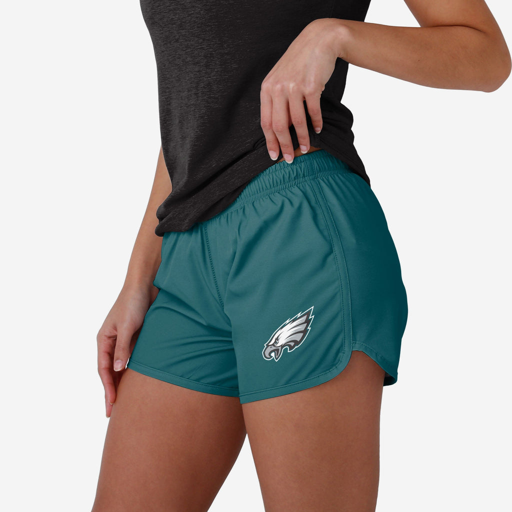 Philadelphia Eagles Womens Solid Running Shorts FOCO S - FOCO.com