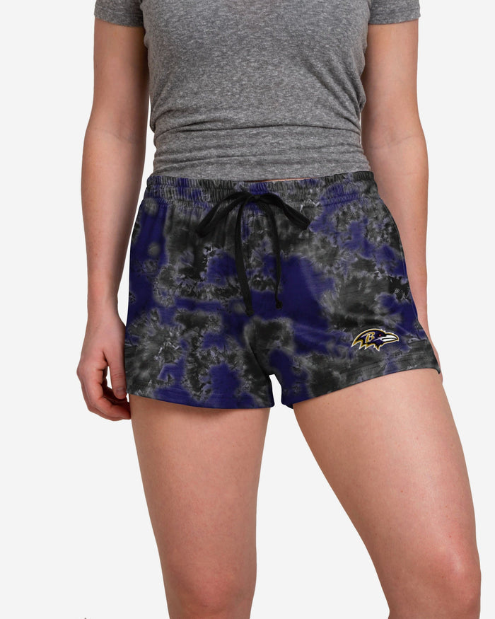 Baltimore Ravens Womens To Tie-Dye For Lounge Shorts FOCO S - FOCO.com