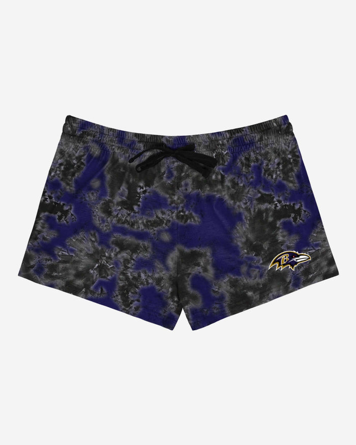Baltimore Ravens Womens To Tie-Dye For Lounge Shorts FOCO - FOCO.com