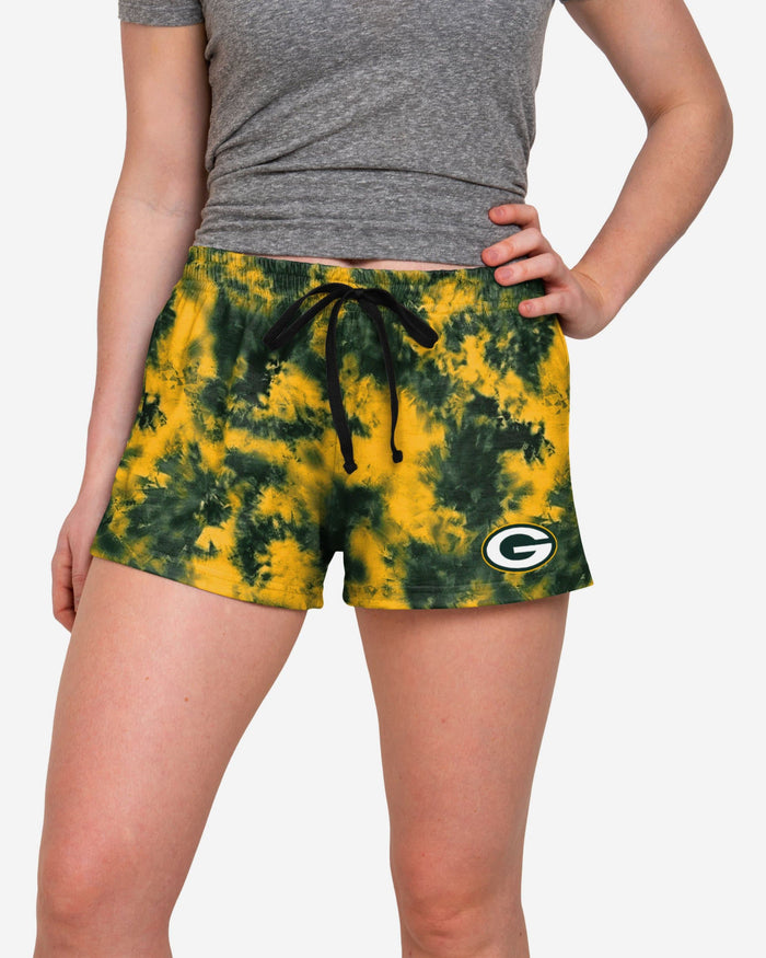 Green Bay Packers Womens To Tie-Dye For Lounge Shorts FOCO S - FOCO.com