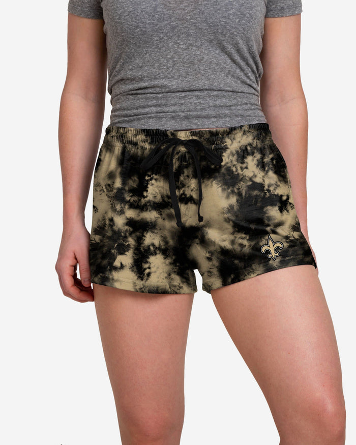 New Orleans Saints Womens To Tie-Dye For Lounge Shorts FOCO S - FOCO.com