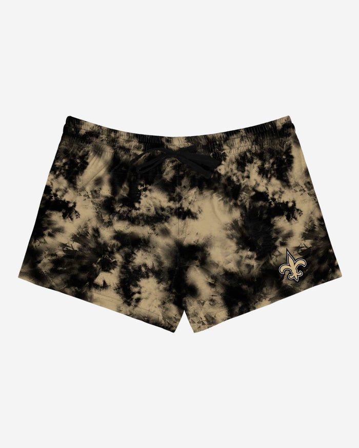 New Orleans Saints Womens To Tie-Dye For Lounge Shorts FOCO - FOCO.com