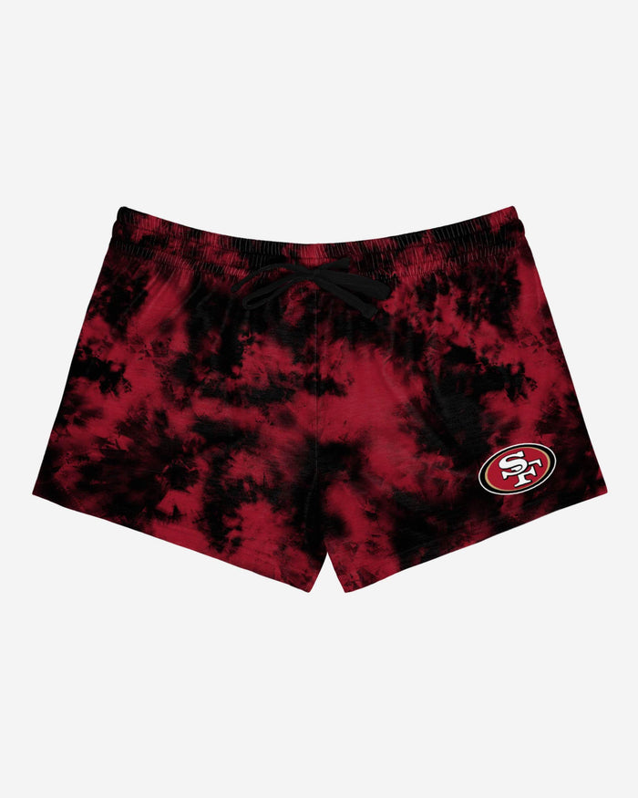 San Francisco 49ers Womens To Tie-Dye For Lounge Shorts FOCO - FOCO.com