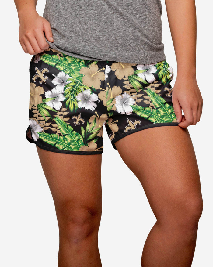 New Orleans Saints Womens Tropical Breeze Shorts FOCO S - FOCO.com