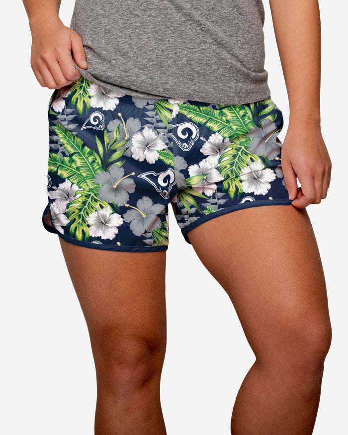 Los Angeles Rams Womens Tropical Breeze Shorts FOCO S - FOCO.com