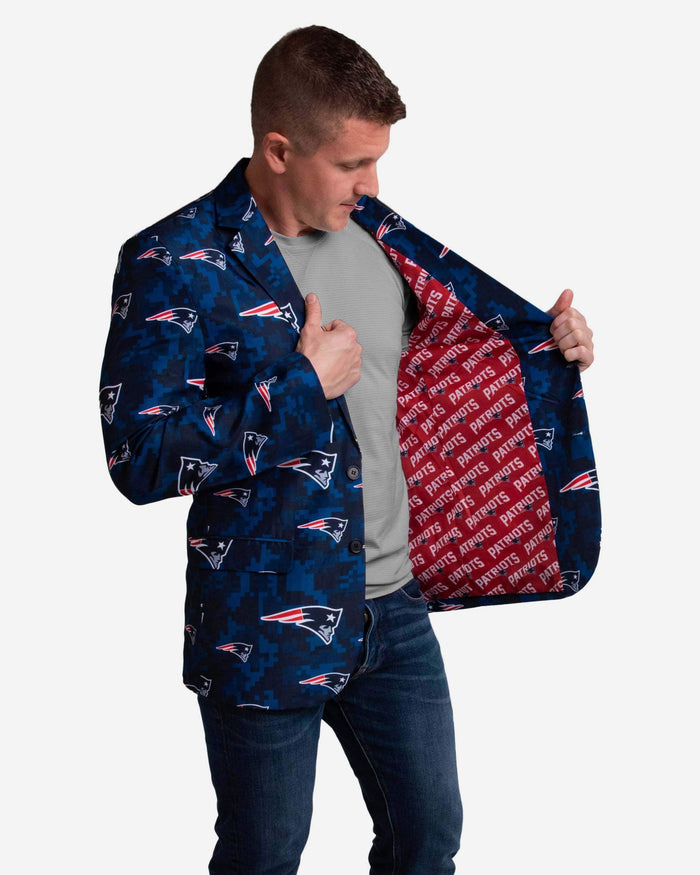 New England Patriots Digital Camo Suit Jacket FOCO - FOCO.com