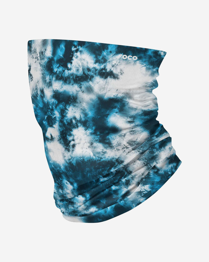 Baby Blue & White Tie-Dye Gaiter Scarf FOCO - FOCO.com