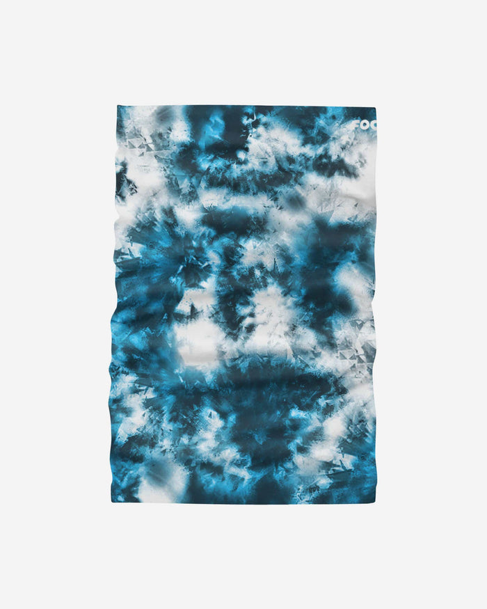Baby Blue & White Tie-Dye Gaiter Scarf FOCO - FOCO.com