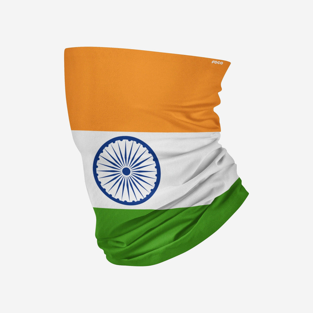 India Flag Gaiter Scarf FOCO - FOCO.com