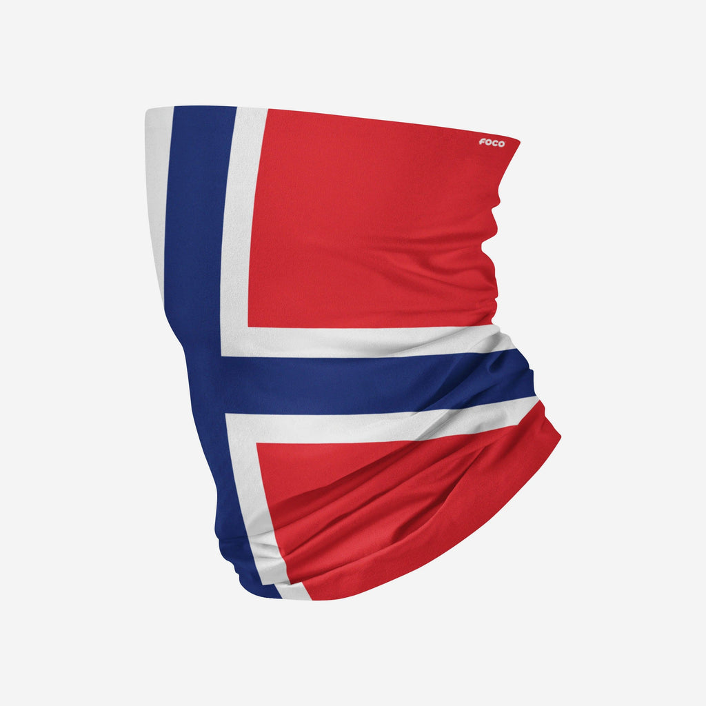 Norway Flag Gaiter Scarf FOCO - FOCO.com