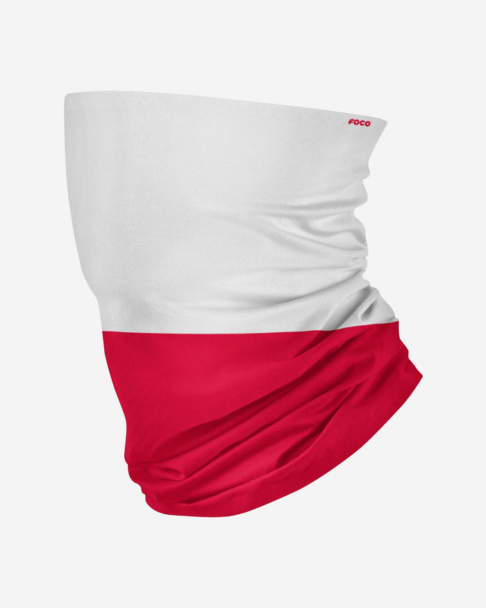 Poland Flag Gaiter Scarf FOCO - FOCO.com