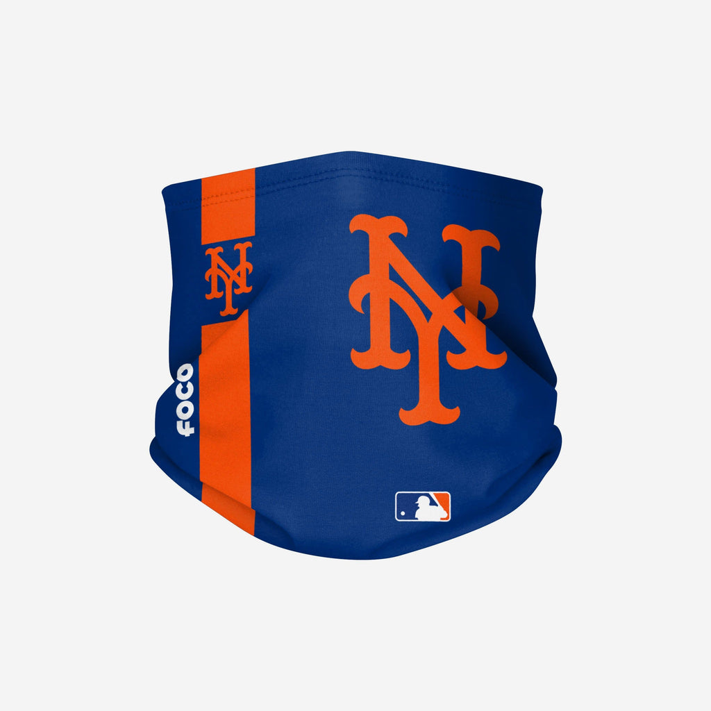 New York Mets On-Field Blue & Orange UV Gaiter Scarf FOCO - FOCO.com