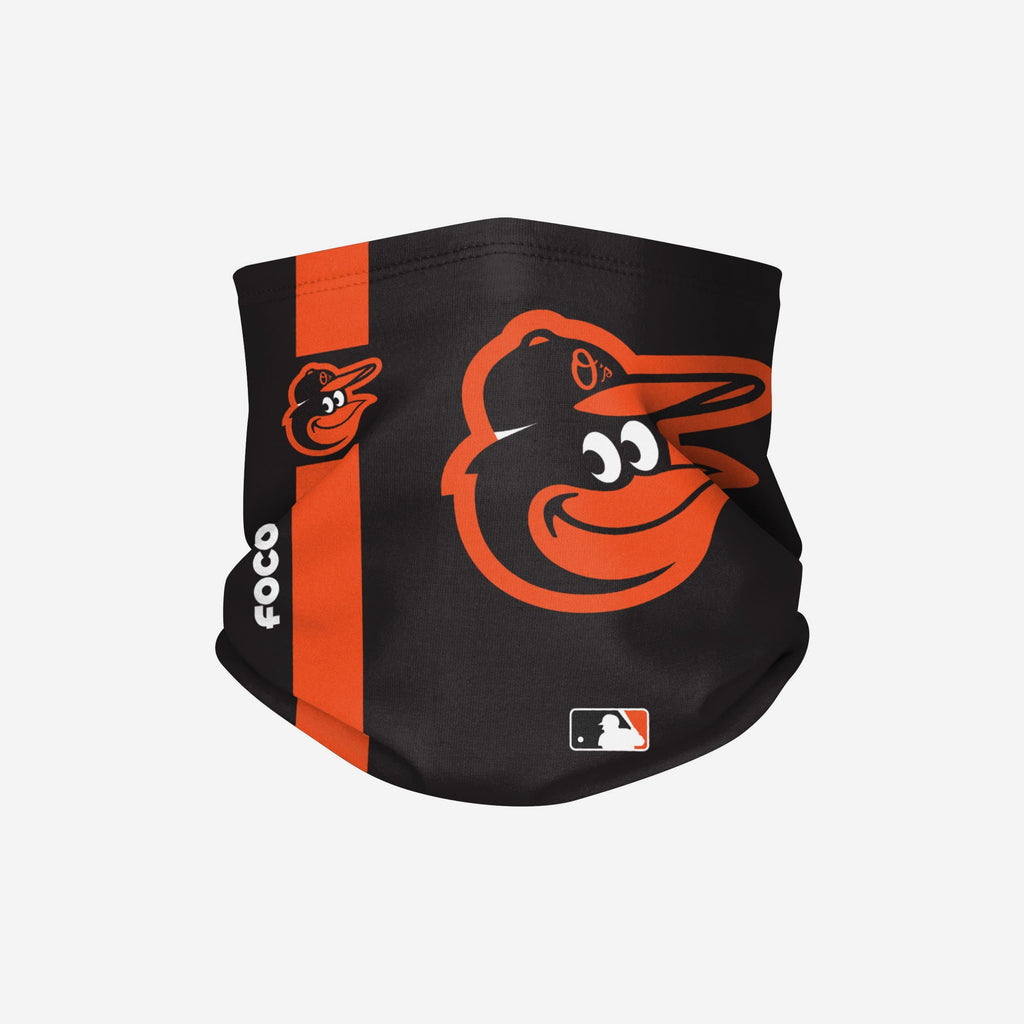 Baltimore Orioles On-Field Black UV Gaiter Scarf FOCO - FOCO.com