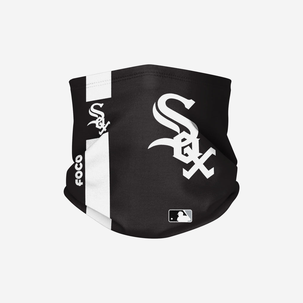 Chicago White Sox On-Field Black UV Gaiter Scarf FOCO - FOCO.com