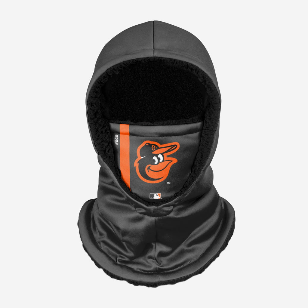 Baltimore Orioles On-Field Black Hooded Gaiter FOCO - FOCO.com