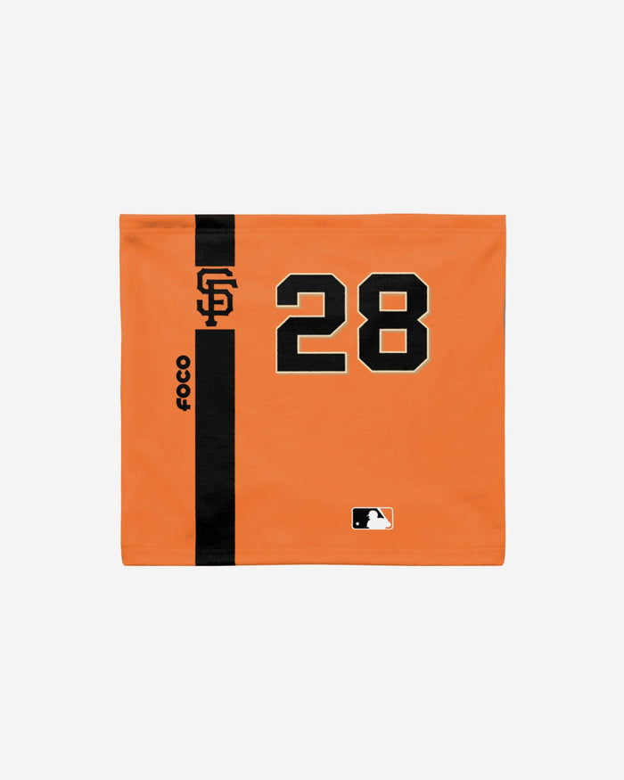 Buster Posey San Francisco Giants On-Field Orange UV Gaiter Scarf FOCO - FOCO.com