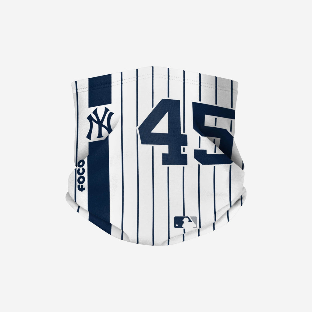 Gerrit Cole New York Yankees On-Field Pinstripe UV Gaiter Scarf FOCO - FOCO.com