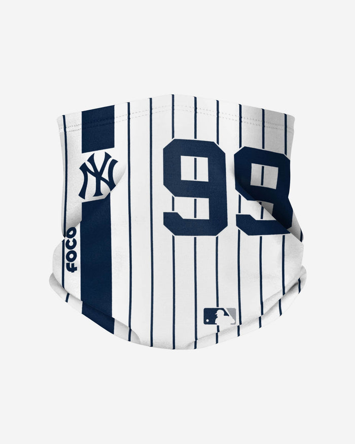 Aaron Judge New York Yankees On-Field Pinstripe UV Gaiter Scarf FOCO - FOCO.com
