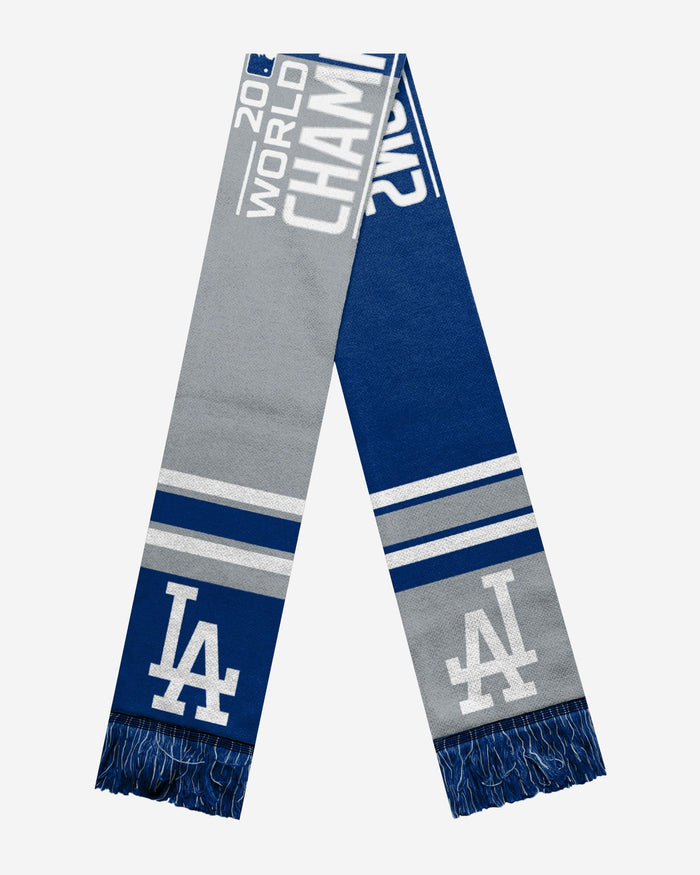 Los Angeles Dodgers 2020 World Series Champions Acrylic Scarf FOCO - FOCO.com