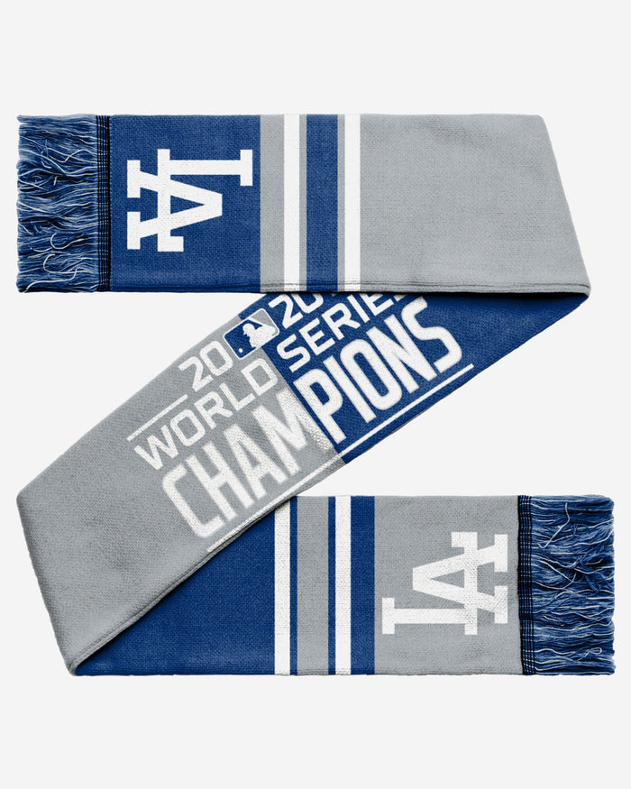 Los Angeles Dodgers 2020 World Series Champions Acrylic Scarf FOCO - FOCO.com
