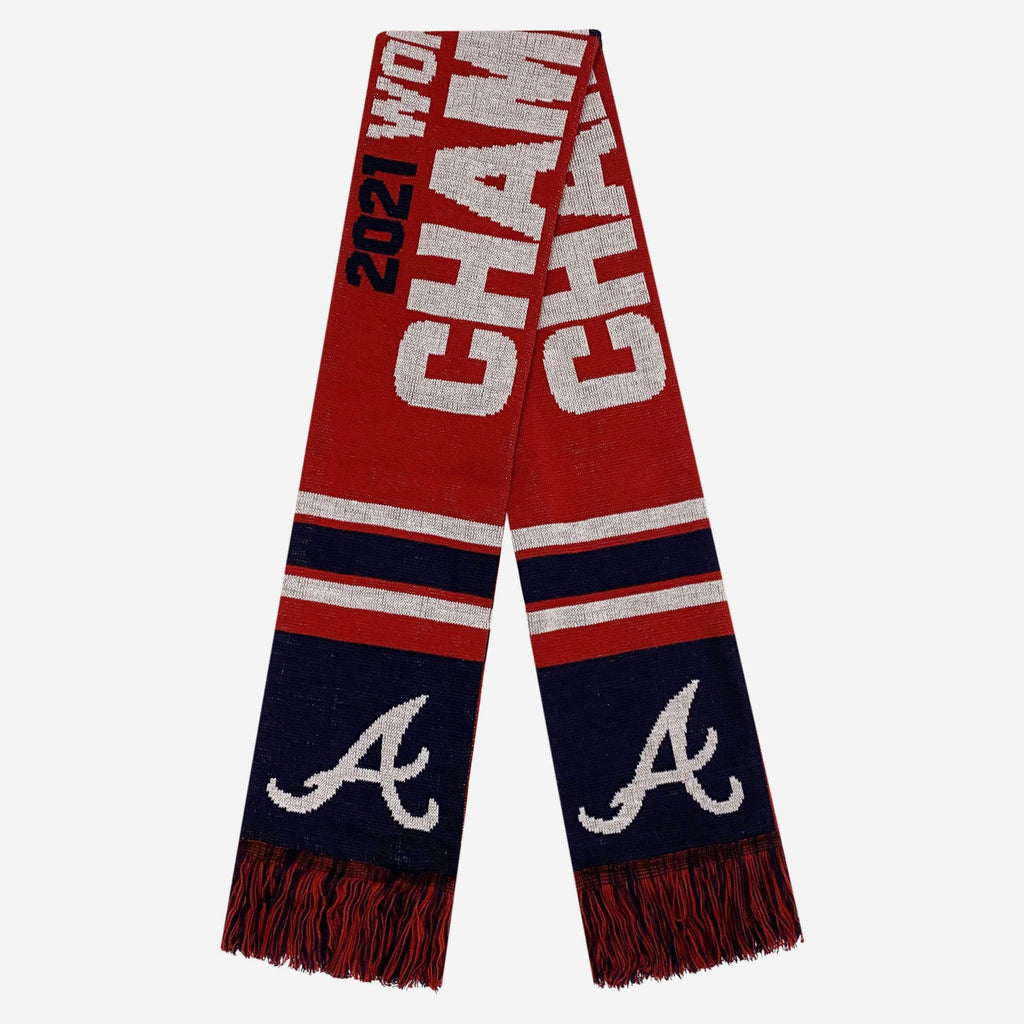 Atlanta Braves 2021 World Series Champions Acrylic Scarf FOCO - FOCO.com