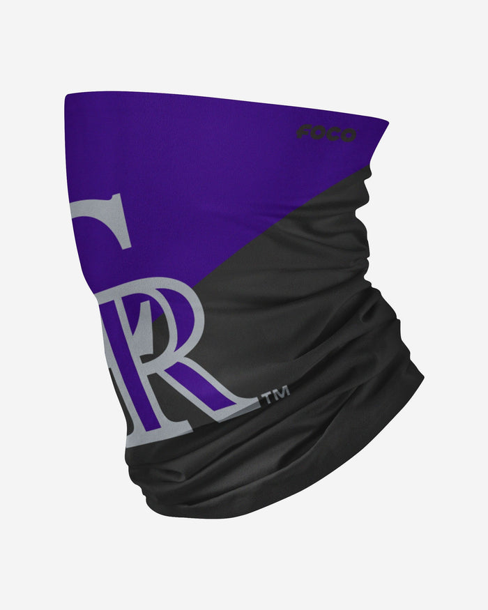 Colorado Rockies Big Logo Gaiter Scarf FOCO Adult - FOCO.com
