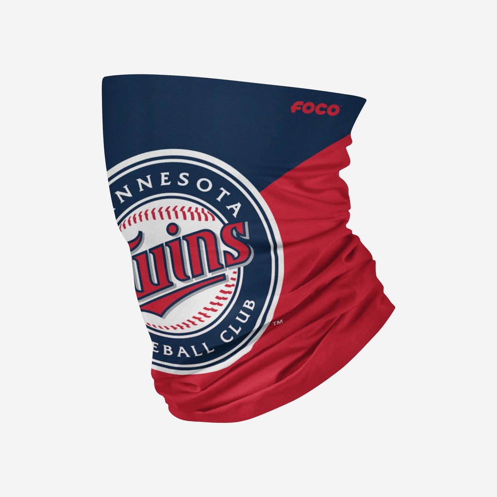 Minnesota Twins Big Logo Gaiter Scarf FOCO Adult - FOCO.com