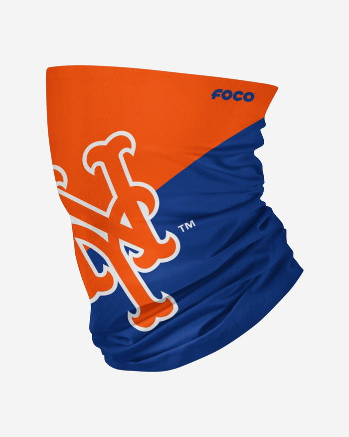 New York Mets Big Logo Gaiter Scarf FOCO Adult - FOCO.com