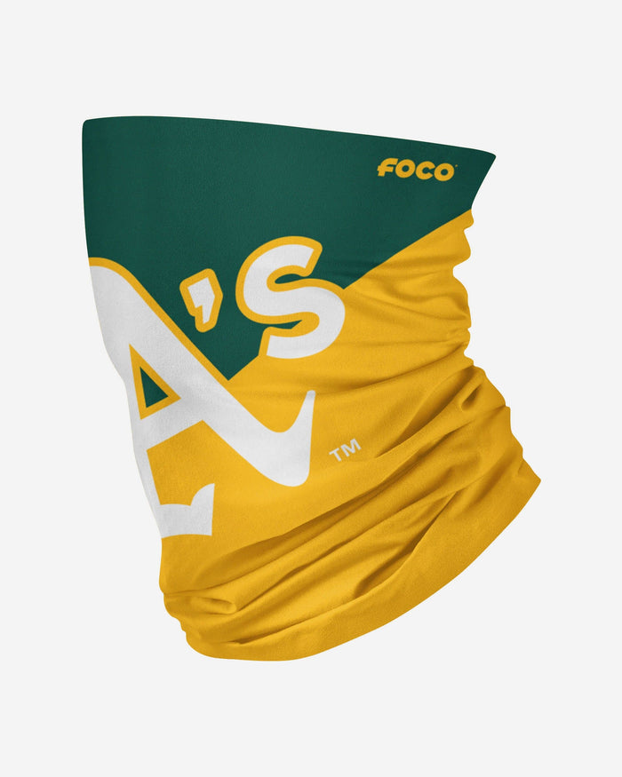 Oakland Athletics Big Logo Gaiter Scarf FOCO Adult - FOCO.com