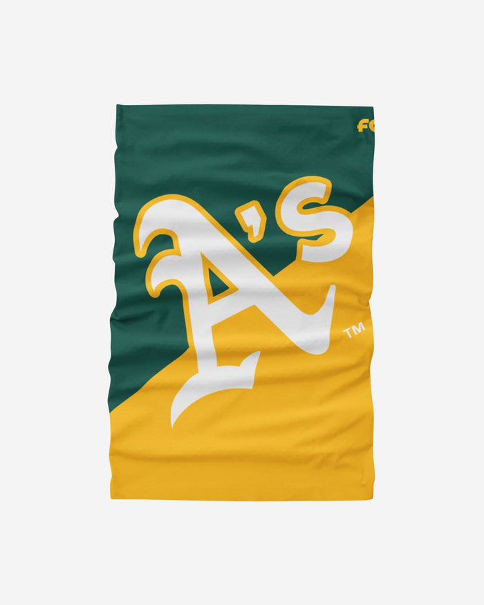 Oakland Athletics Big Logo Gaiter Scarf FOCO - FOCO.com