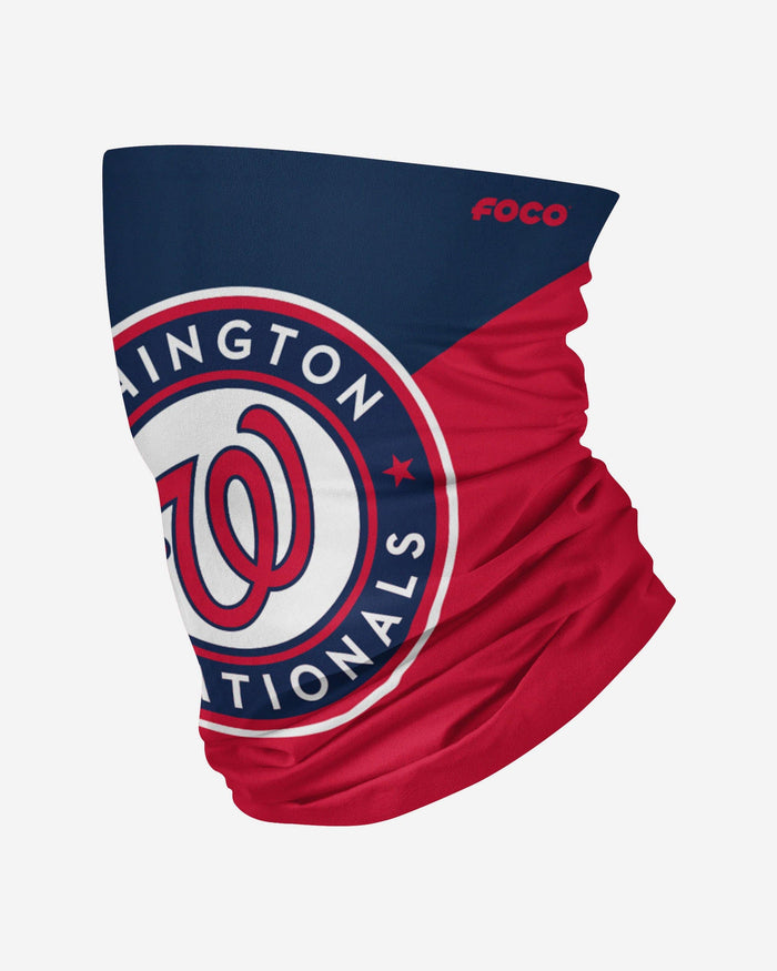 Washington Nationals Big Logo Gaiter Scarf FOCO Adult - FOCO.com