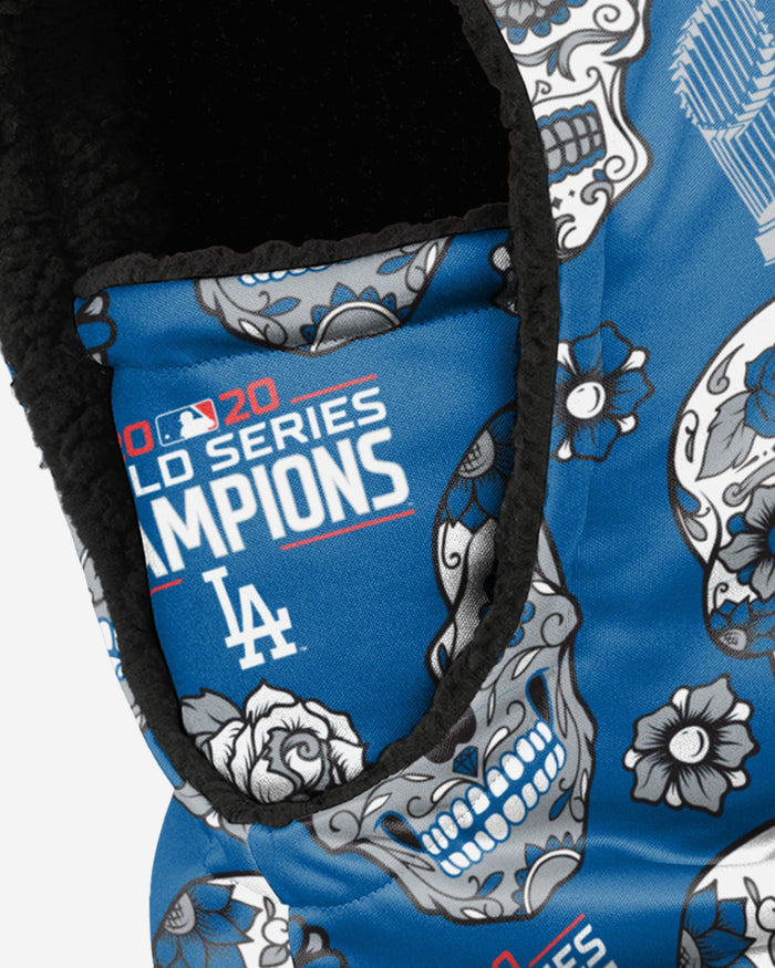Los Angeles Dodgers 2020 World Series Champions Day Of The Dead Hooded Gaiter FOCO - FOCO.com