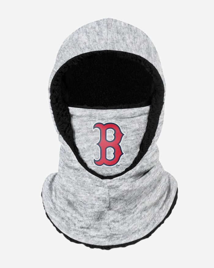 Boston Red Sox Heather Grey Big Logo Hooded Gaiter FOCO - FOCO.com