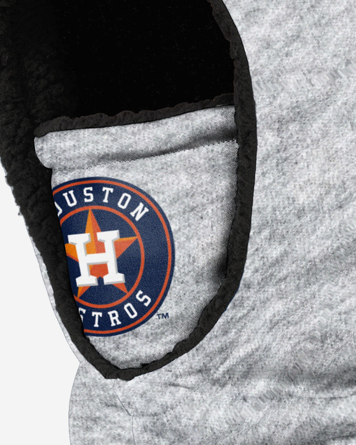 Houston Astros Heather Grey Big Logo Hooded Gaiter FOCO - FOCO.com