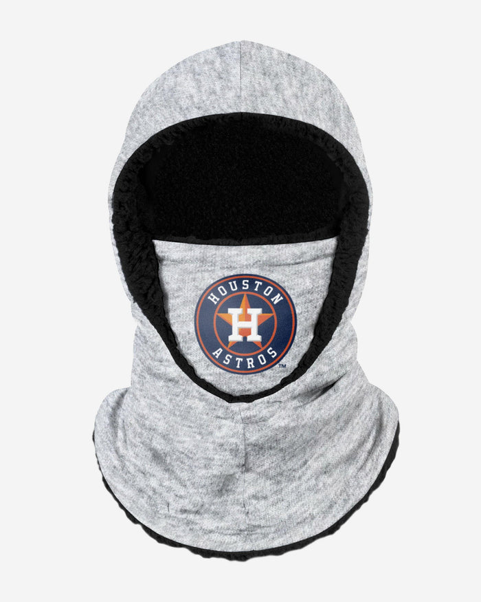 Houston Astros Heather Grey Big Logo Hooded Gaiter FOCO Adult - FOCO.com