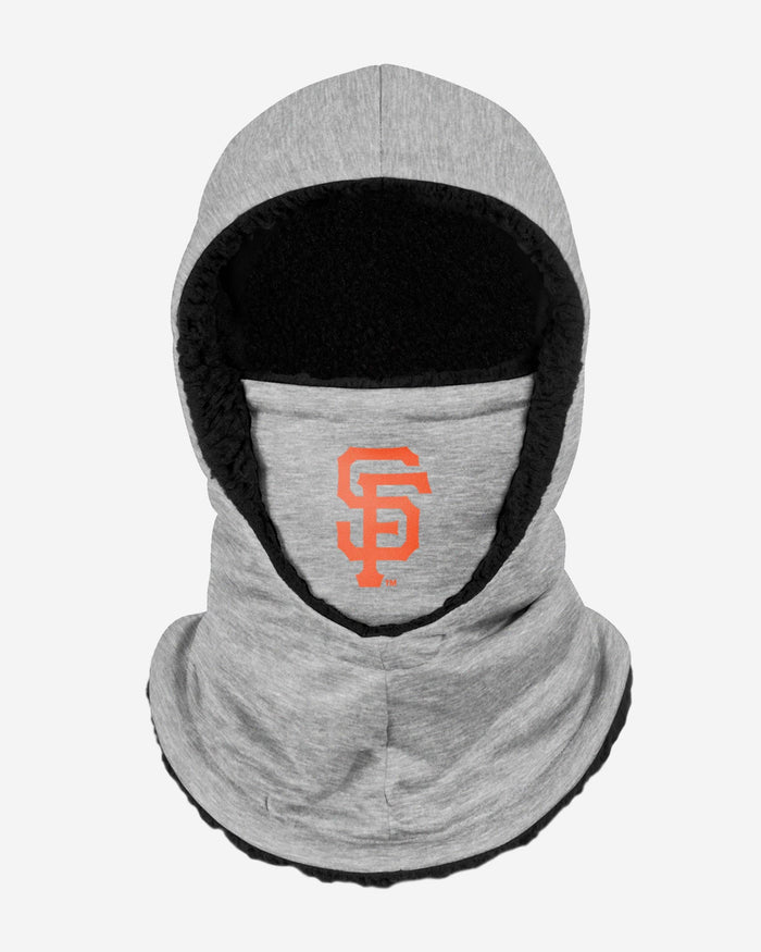 San Francisco Giants Heather Grey Big Logo Hooded Gaiter FOCO - FOCO.com