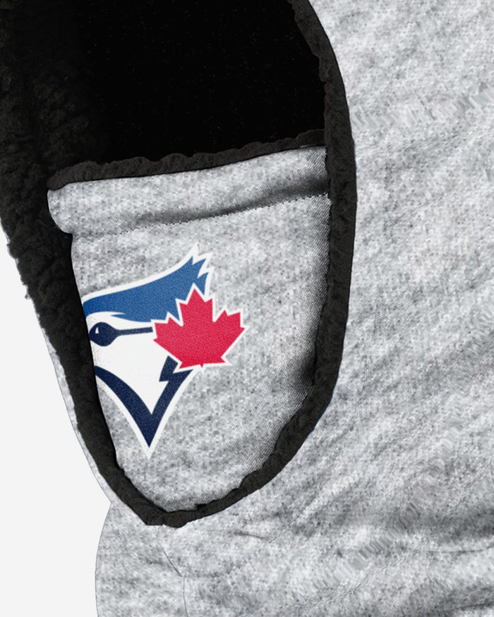 Toronto Blue Jays Heather Grey Big Logo Hooded Gaiter FOCO - FOCO.com