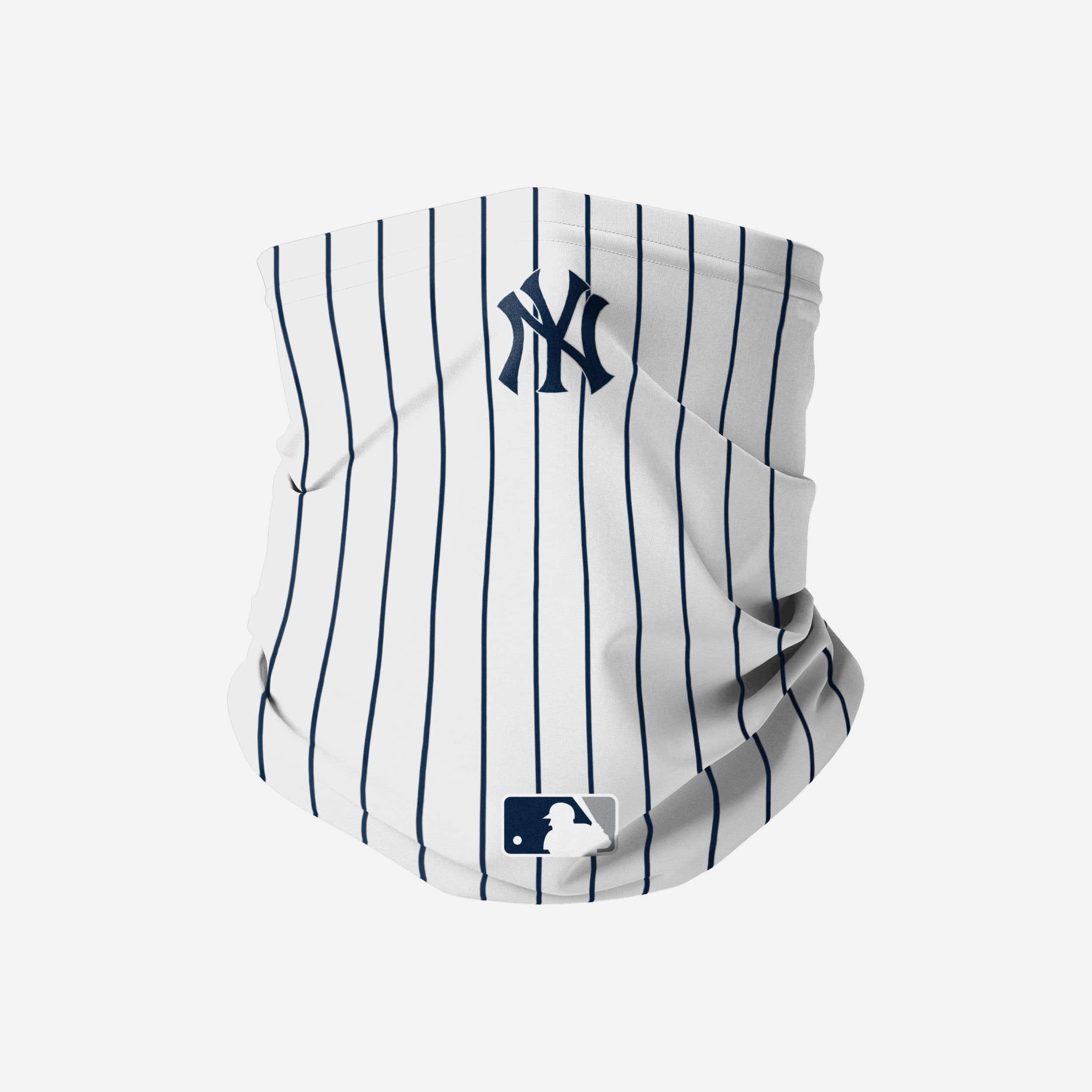 New York Yankees On-Field Gameday Pinstripe Stitched Gaiter Scarf FOCO