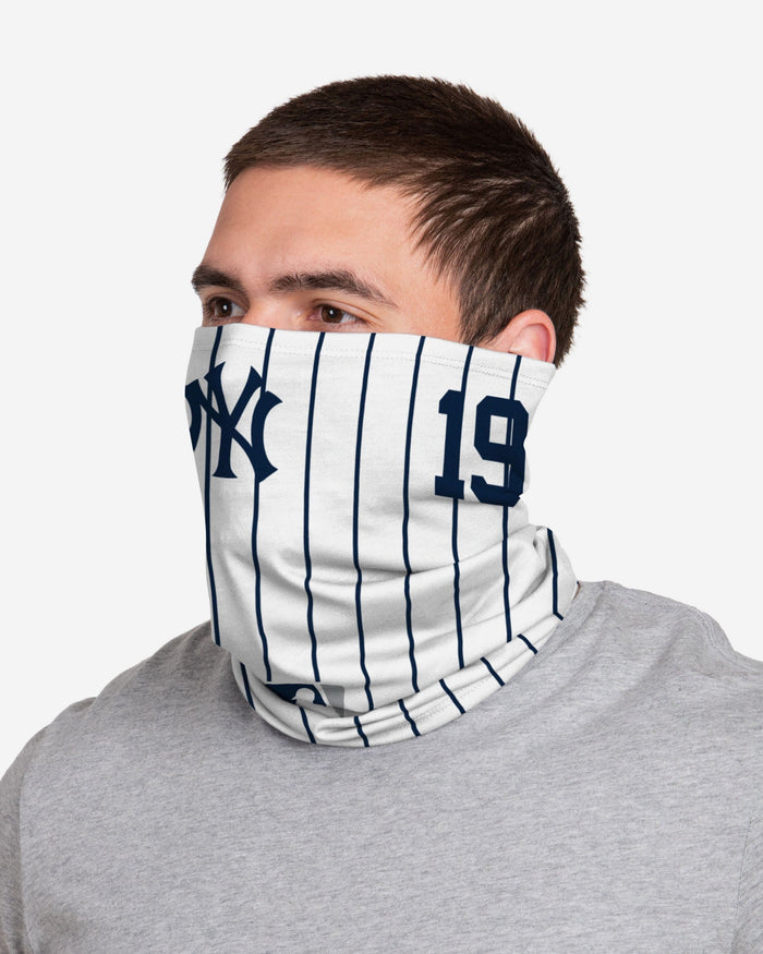 Masahiro Tanaka New York Yankees On-Field Gameday Pinstripe Stitched Gaiter Scarf FOCO - FOCO.com
