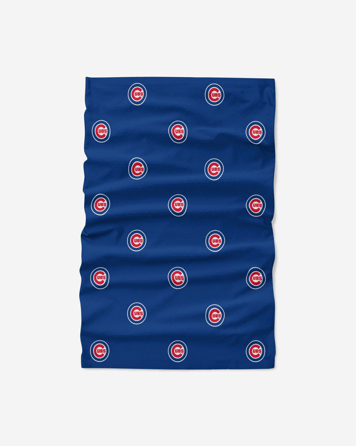 Chicago Cubs Mini Print Logo Gaiter Scarf FOCO - FOCO.com