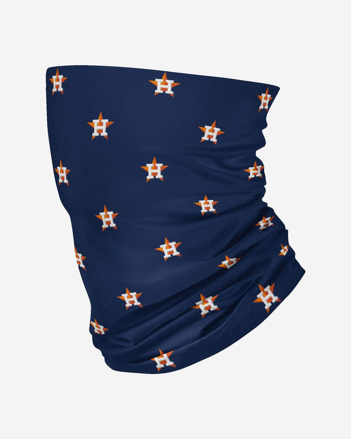 Houston Astros Mini Print Logo Gaiter Scarf FOCO - FOCO.com