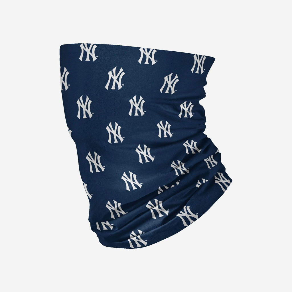 New York Yankees Mini Print Logo Gaiter Scarf FOCO - FOCO.com