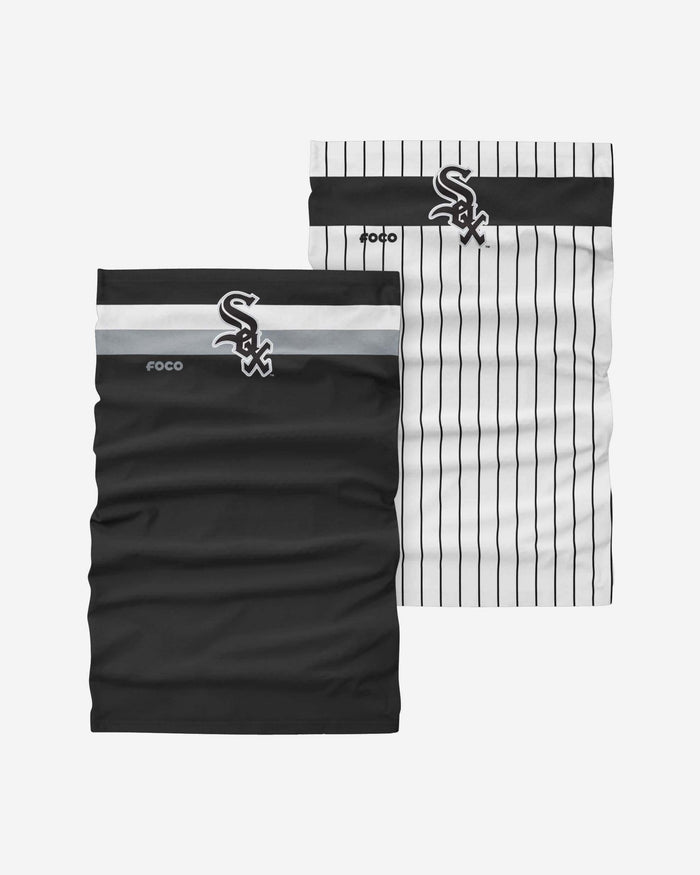 Chicago White Sox Stitched 2 Pack Gaiter Scarf FOCO - FOCO.com