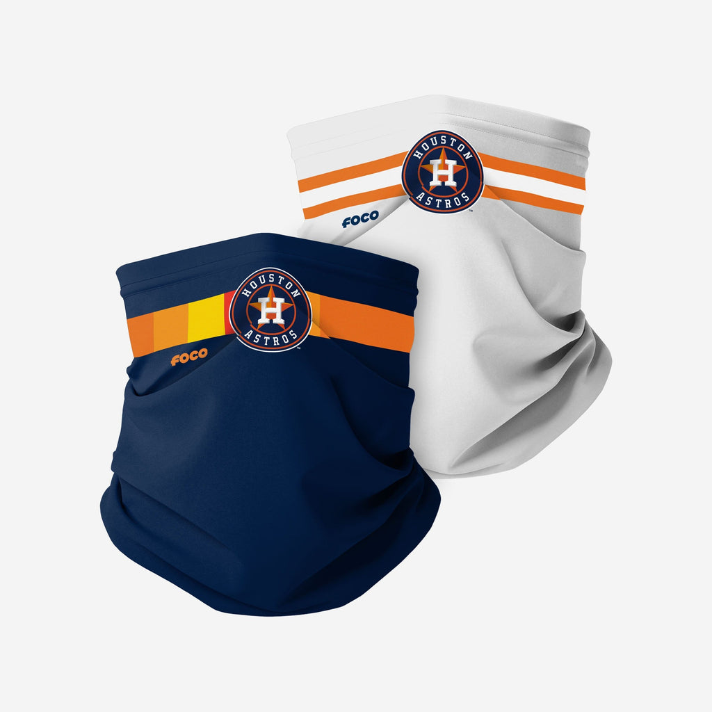 Houston Astros Stitched 2 Pack Gaiter Scarf FOCO - FOCO.com