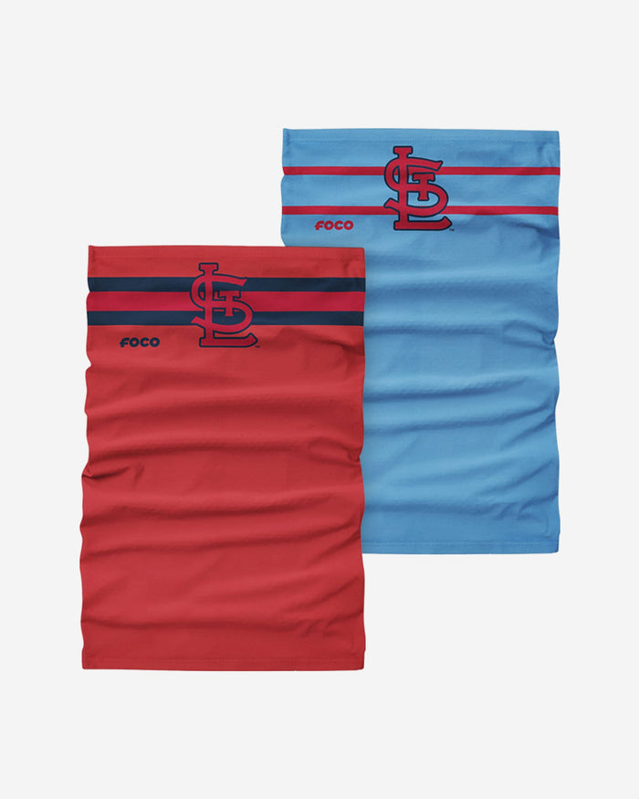St Louis Cardinals Stitched 2 Pack Gaiter Scarf FOCO - FOCO.com
