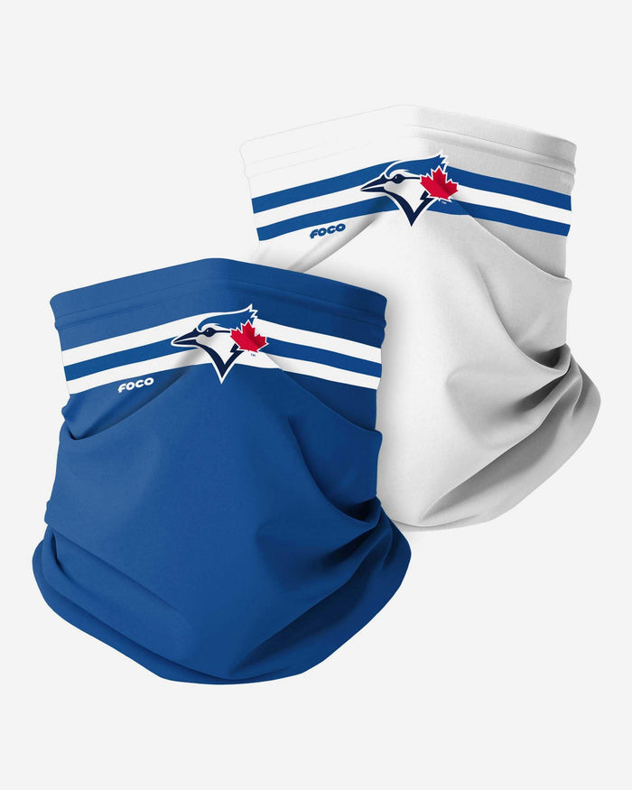 Toronto Blue Jays Stitched 2 Pack Gaiter Scarf FOCO - FOCO.com