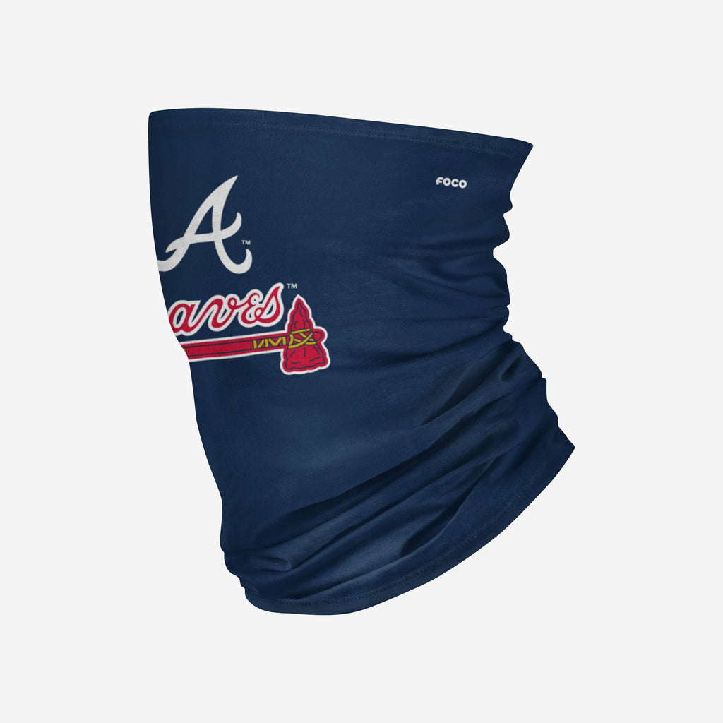Atlanta Braves Team Logo Stitched Gaiter Scarf FOCO - FOCO.com